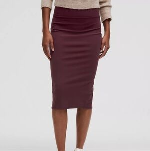 Elegant Maroon Women's Skirt